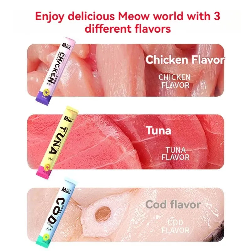 Cat food pet snacks 15g/piece liquid wet food