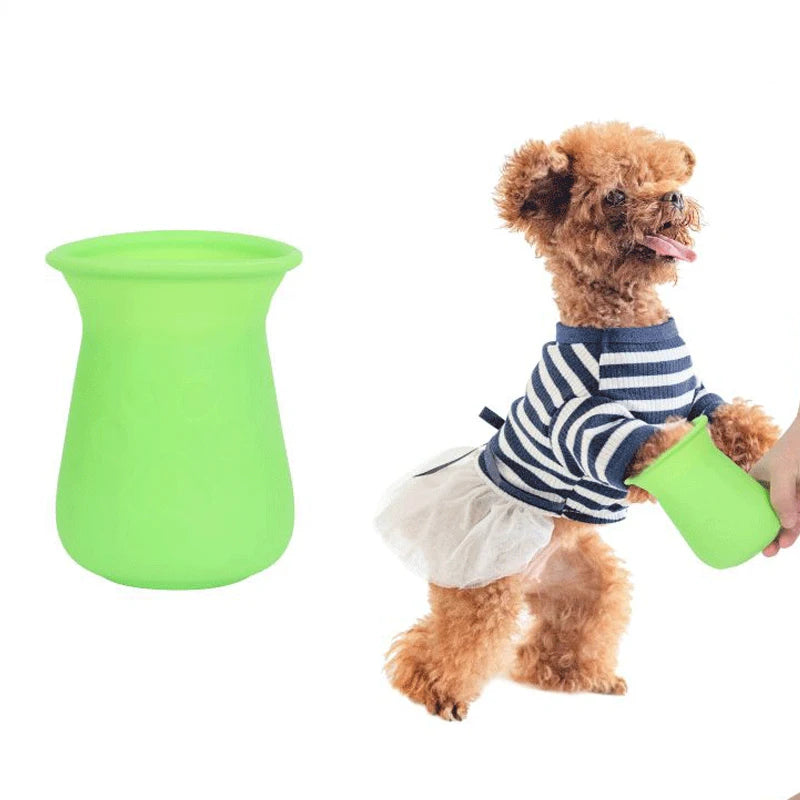 Dog Paw Cleaner Cup Soft Silicone Foot Clean Brush