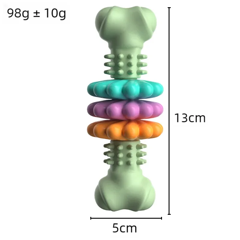 Pet Teething Toy TPR Bone Meaty Dog Toy