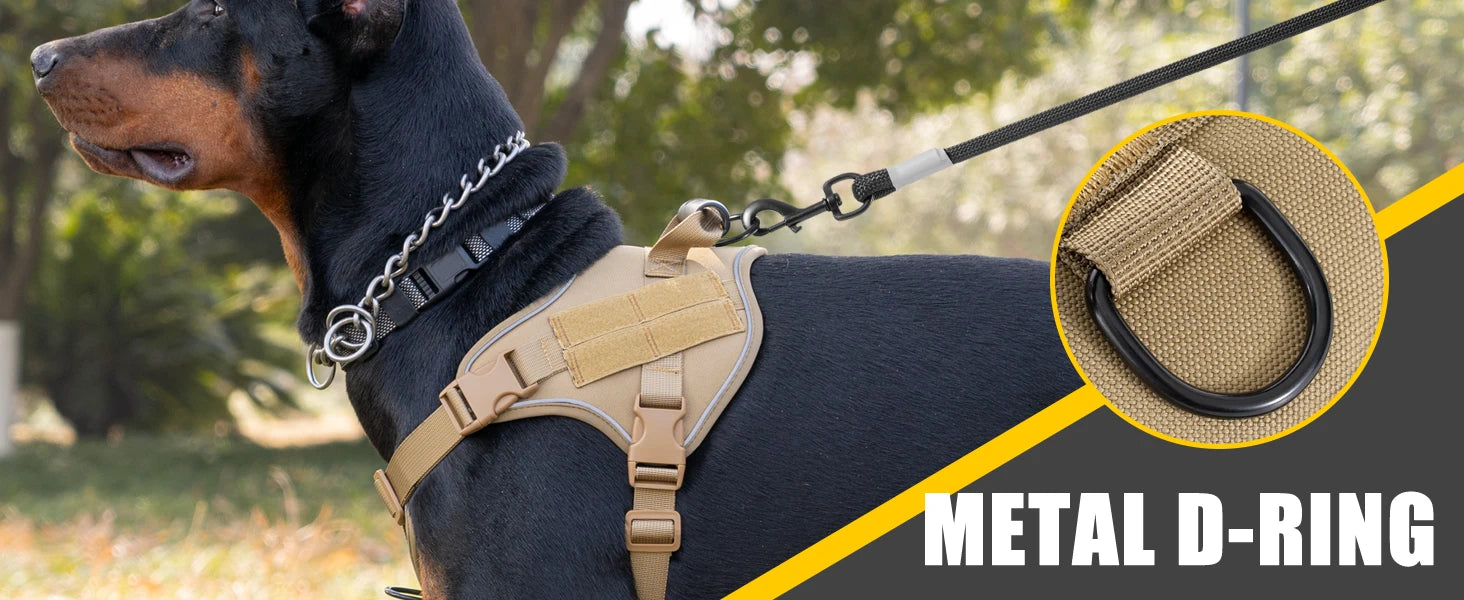 Tactical Dog Harness Pet Doberman Pinscher Pet Training
