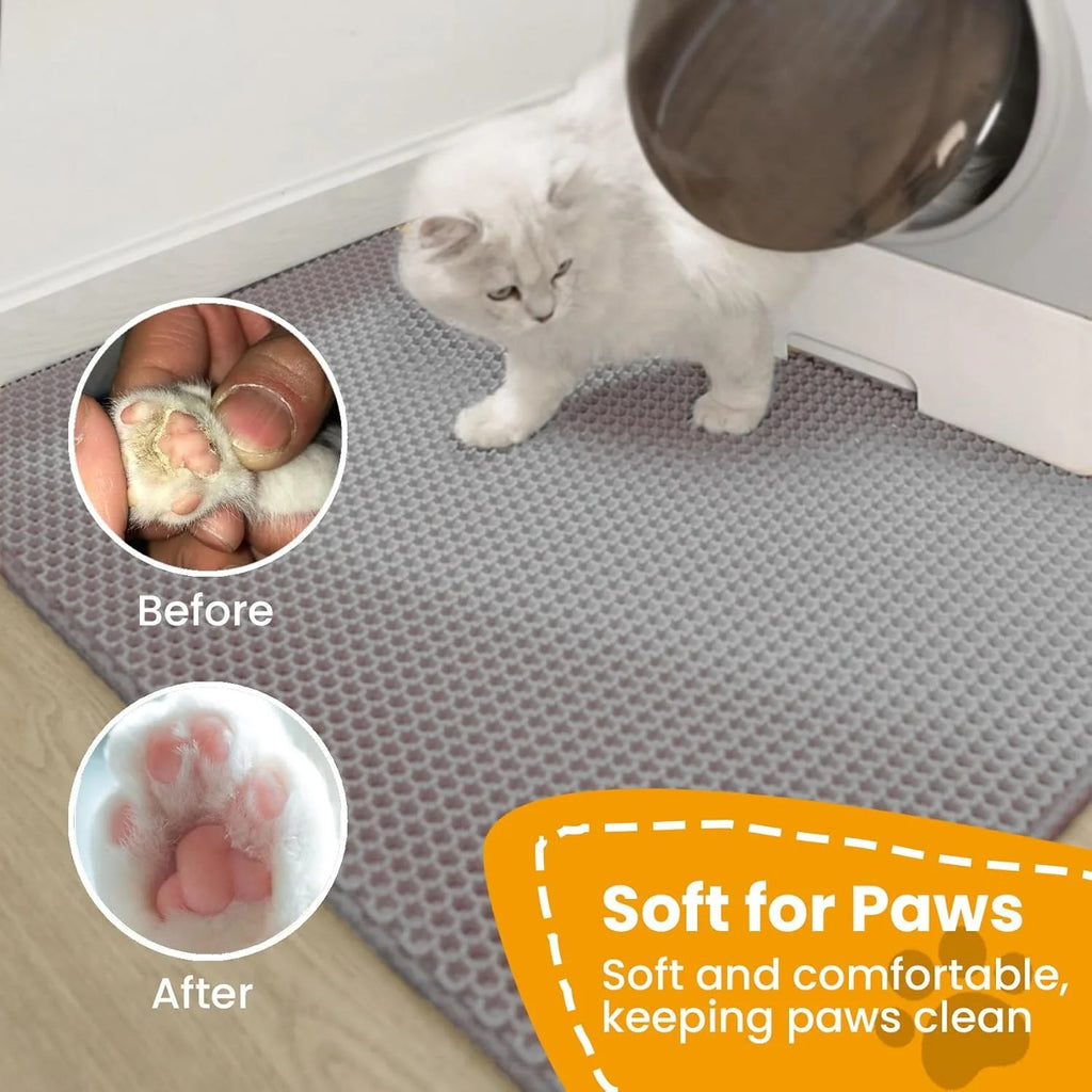 Cat Litter Mat Double Layer Pet Non Slip Big