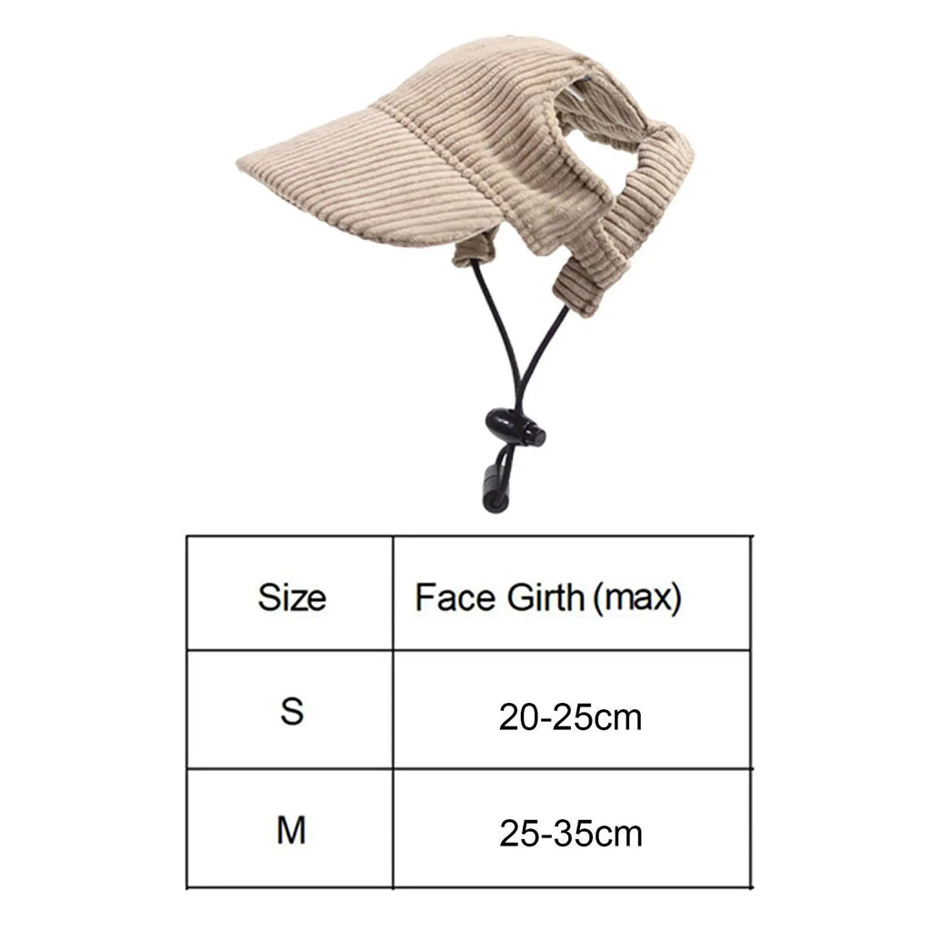 Dog Baseball Cap Dogs Hats for Small Medium Dogs
