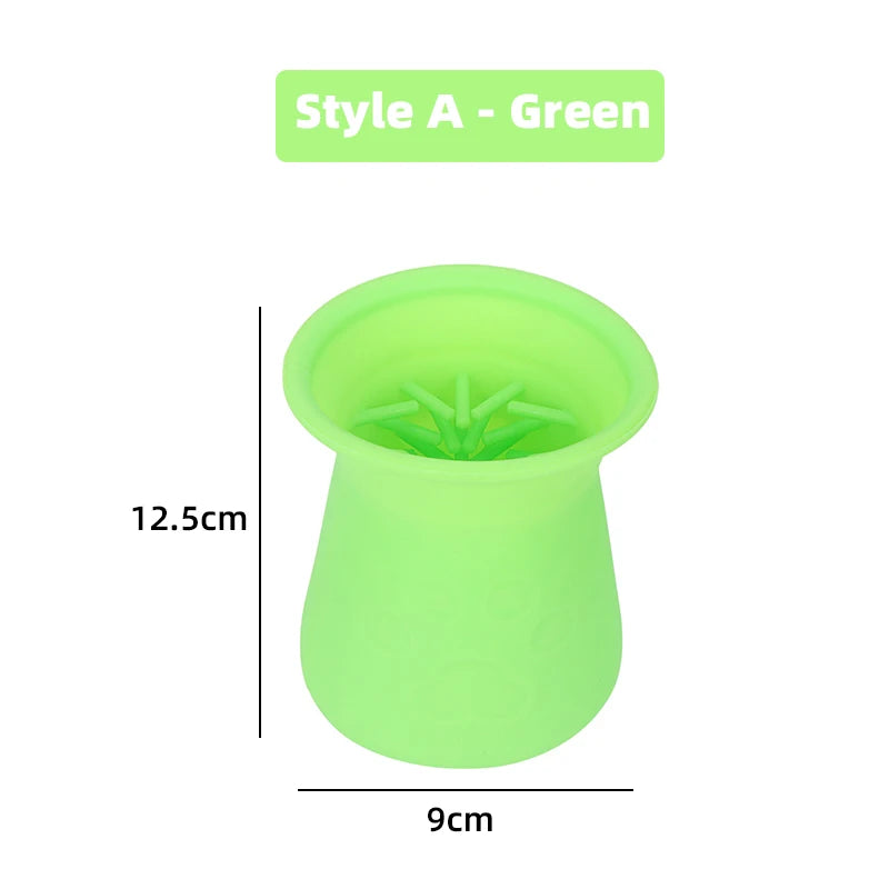 Dog Paw Cleaner Cup Soft Silicone Foot Clean Brush