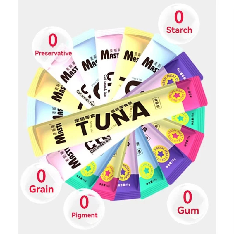 Cat food pet snacks 15g/piece liquid wet food