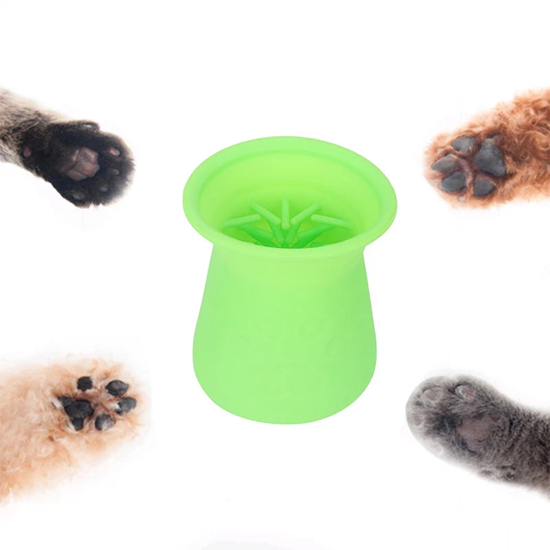 Dog Paw Cleaner Cup Soft Silicone Foot Clean Brush