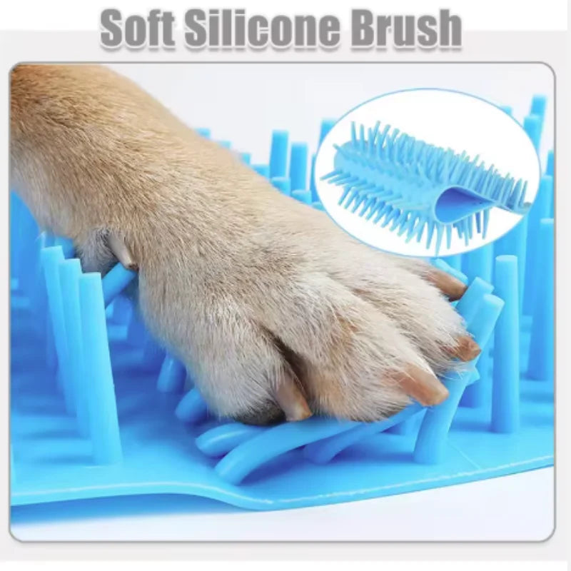 Dog Paw Cleaner Cup Soft Silicone Combs