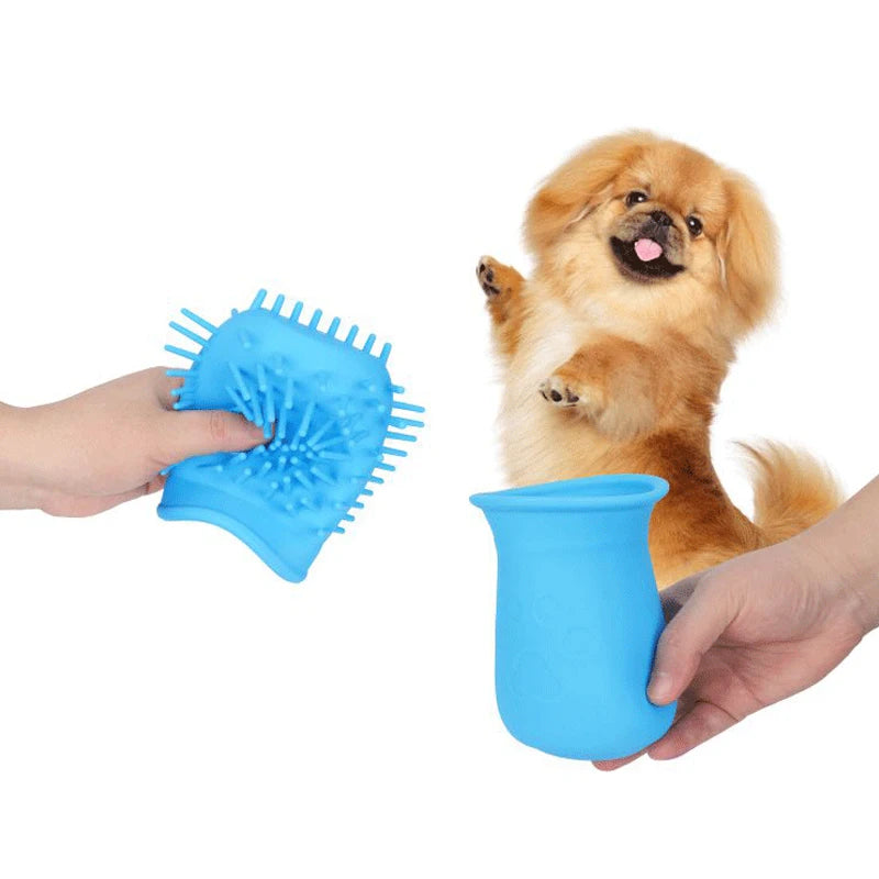 Dog Paw Cleaner Cup Soft Silicone Foot Clean Brush