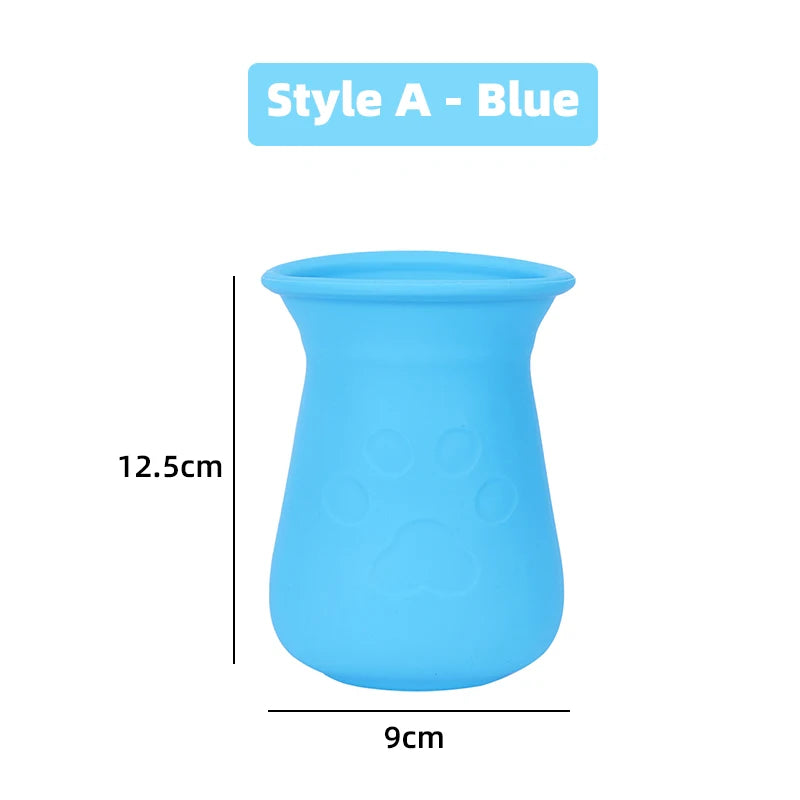 Dog Paw Cleaner Cup Soft Silicone Foot Clean Brush