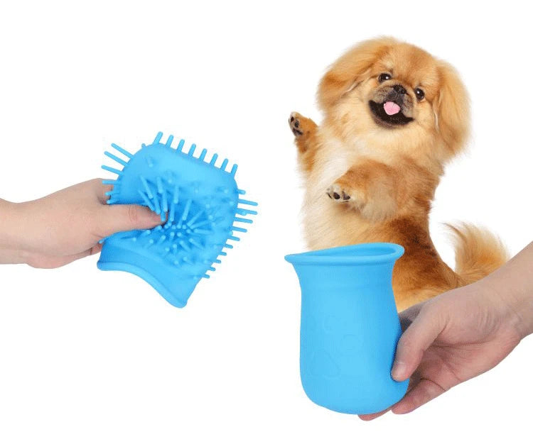 Dog Paw Cleaner Cup Soft Silicone Foot Clean Brush