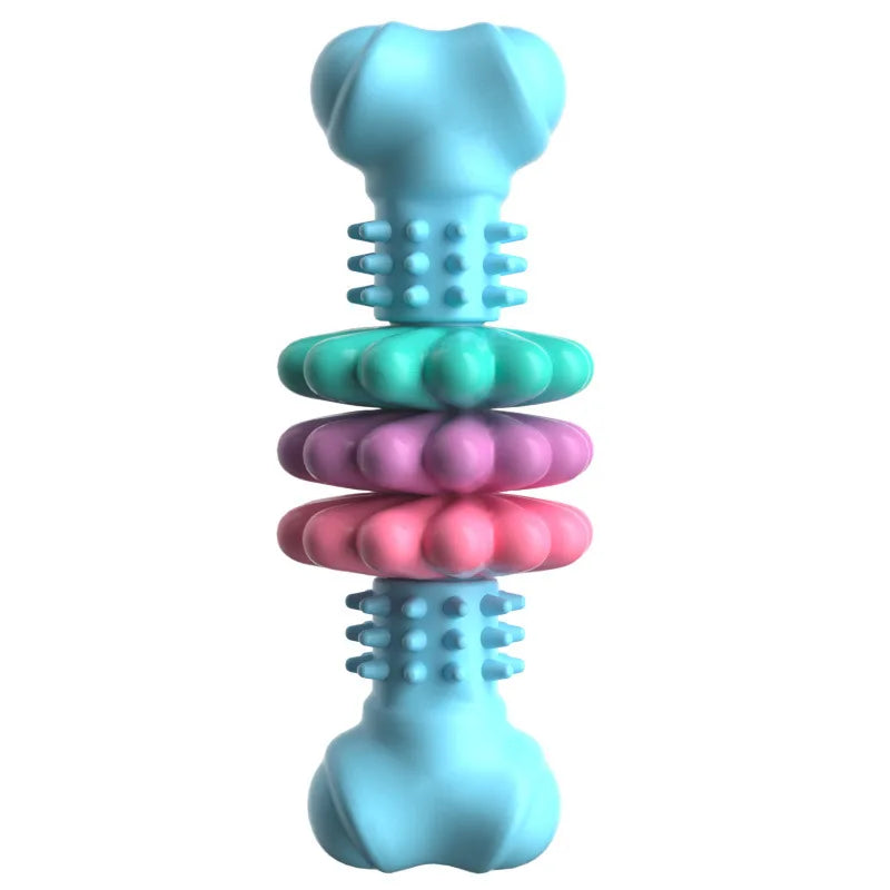 Pet Teething Toy TPR Bone Meaty Dog Toy