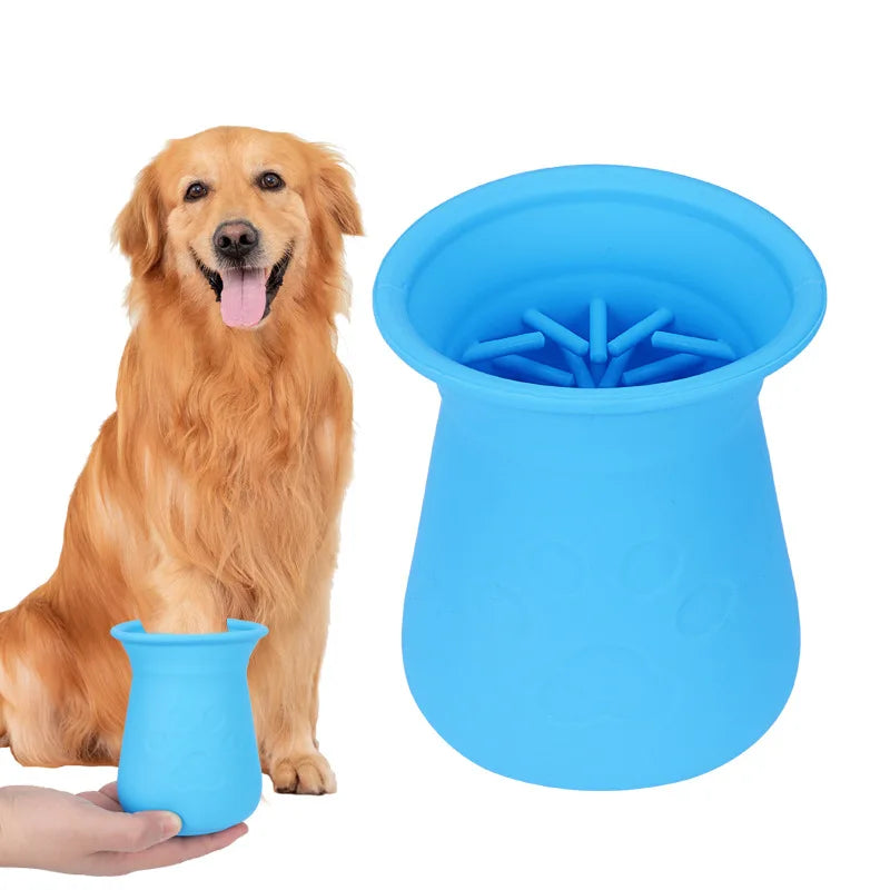 Dog Paw Cleaner Cup Soft Silicone Foot Clean Brush