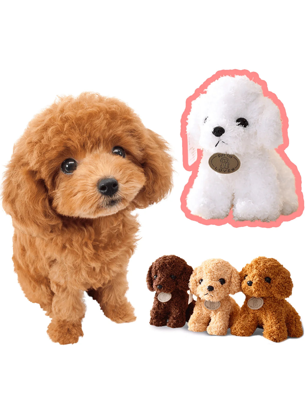 Teddy Dog Plush Toy for Pet Interactive