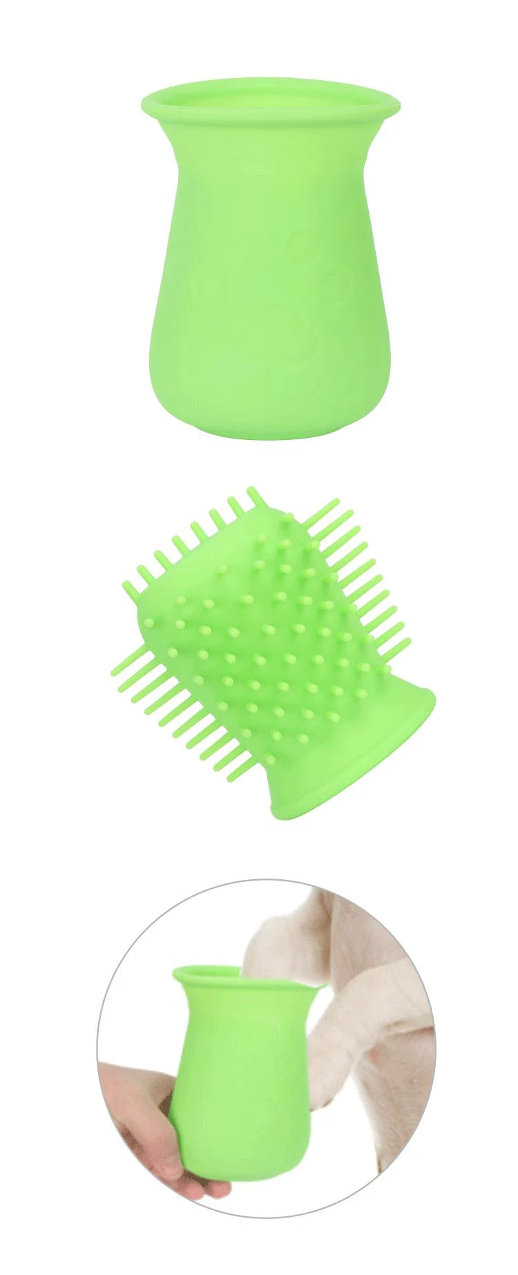 Dog Paw Cleaner Cup Soft Silicone Foot Clean Brush
