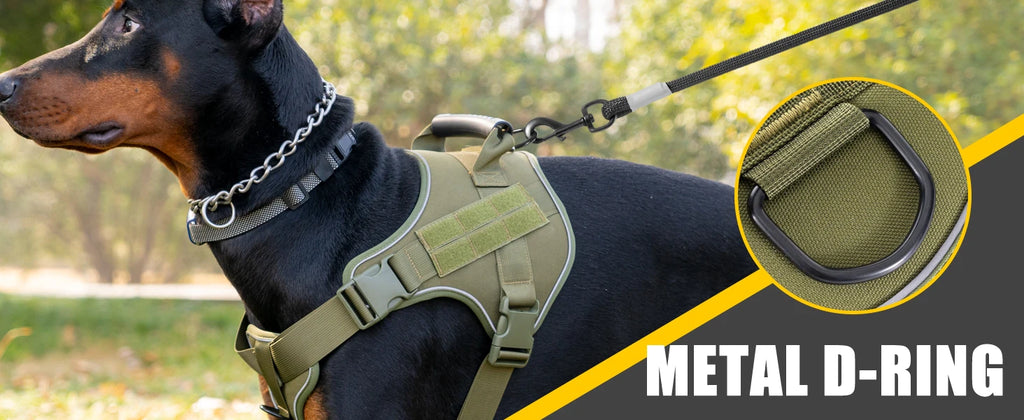 Tactical Dog Harness Pet Doberman Pinscher Pet Training