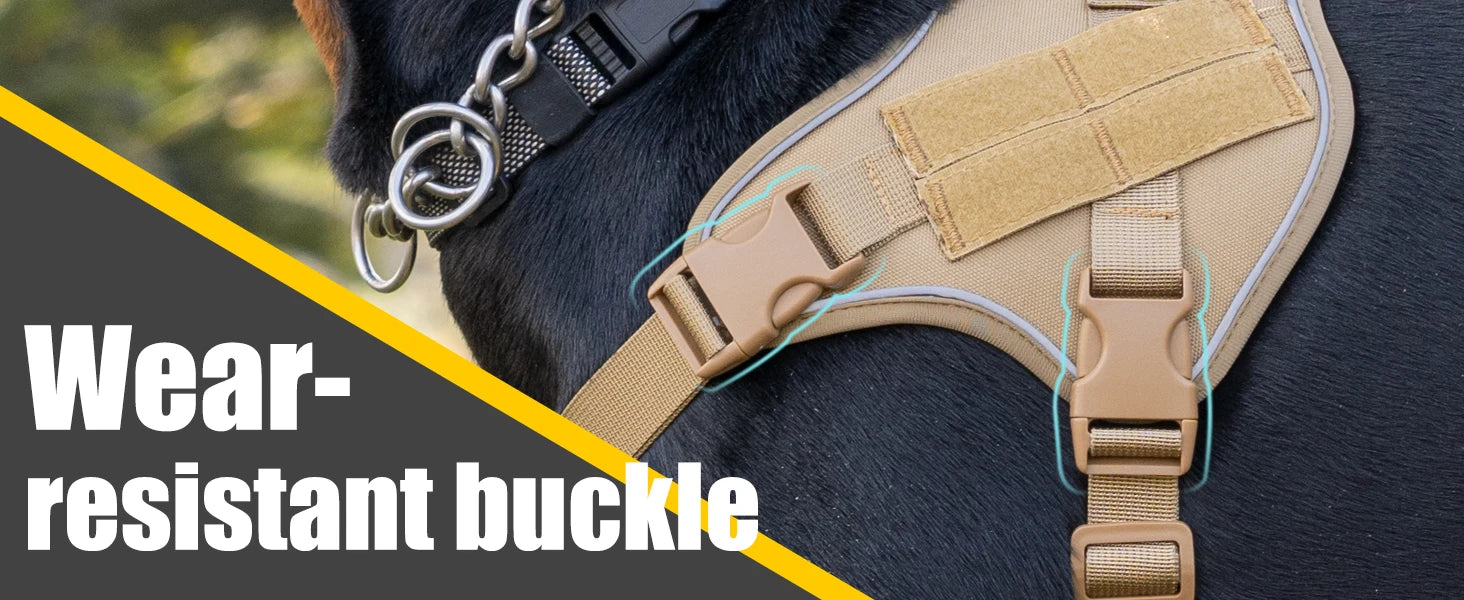 Tactical Dog Harness Pet Doberman Pinscher Pet Training