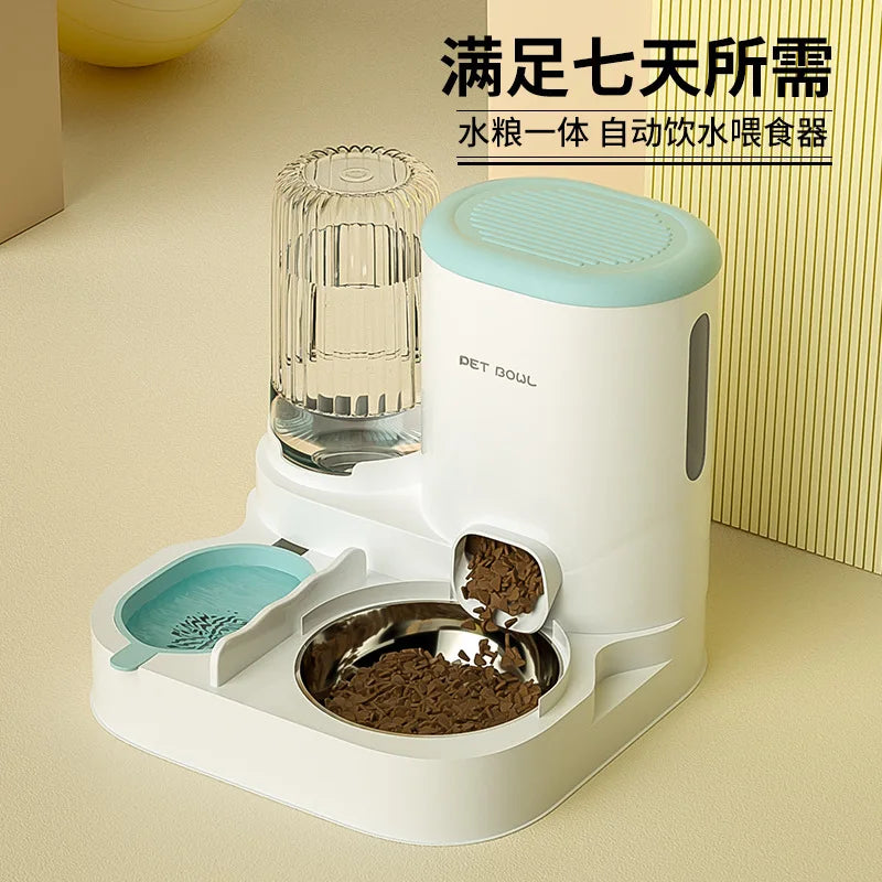 Cat automatic feeder, water dispenser.