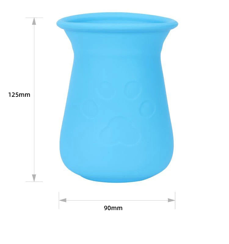 Dog Paw Cleaner Cup Soft Silicone Foot Clean Brush