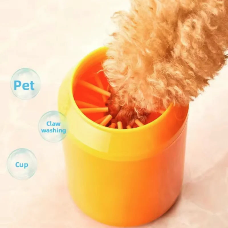 Dog Paw Cleaner Cup Soft Silicone Combs